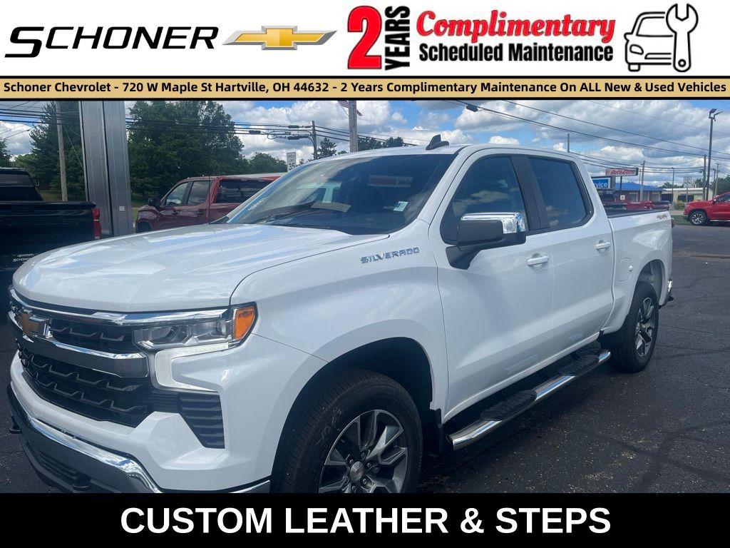 Summit White 2026 Chevrolet Silverado 1500 Pickup Truck Four-Wheel Drive Automatic