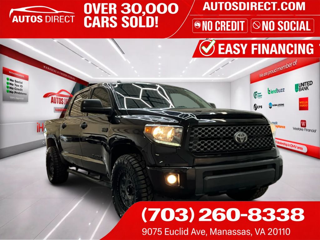 Midnight Black Metallic 2018 Toyota Tundra Pickup Truck 4X2 6-Speed Automatic Overdrive