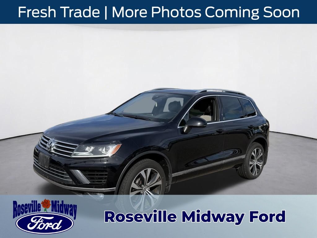 Deep Black 2017 Volkswagen Touareg SUV / Crossover  8-Speed Automatic