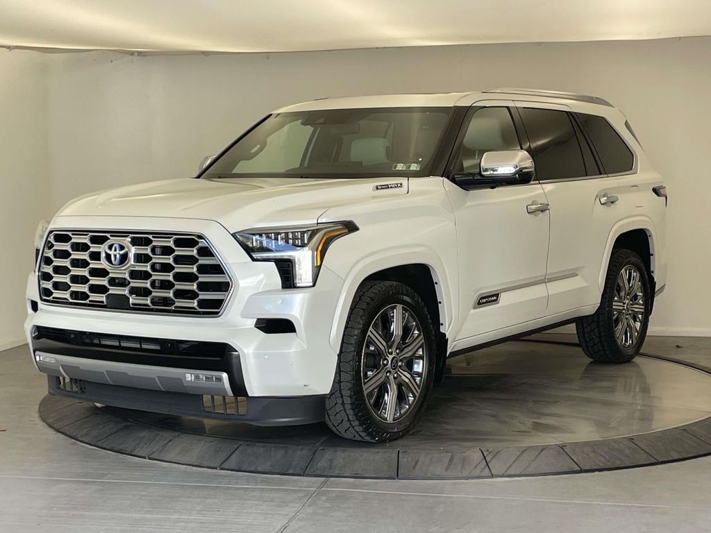White (Wind Chill Pearl) 2023 Toyota Sequoia SUV / Crossover Four-Wheel Drive Automatic