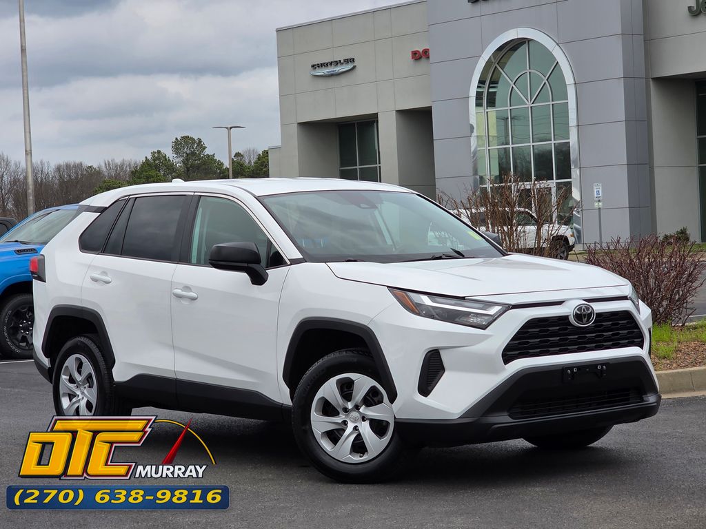 White 2024 Toyota RAV4 LE AWD SUV / Crossover All-Wheel Drive 8-Speed Automatic