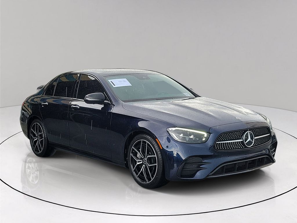 Nautical Blue 2023 Mercedes-Benz E-Class Sedan Rear-Wheel Drive 9-Speed Automatic