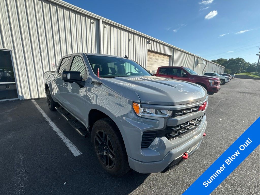Slate Gray Metallic 2024 Chevrolet Silverado 1500 Pickup Truck Four-Wheel Drive Automatic