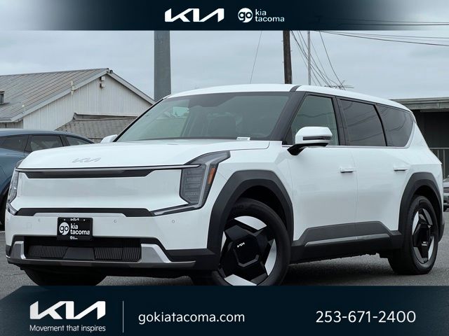 Snow White Pearl 2024 Kia EV9 Light RWD SUV / Crossover Rear-Wheel Drive 1-Speed Automatic