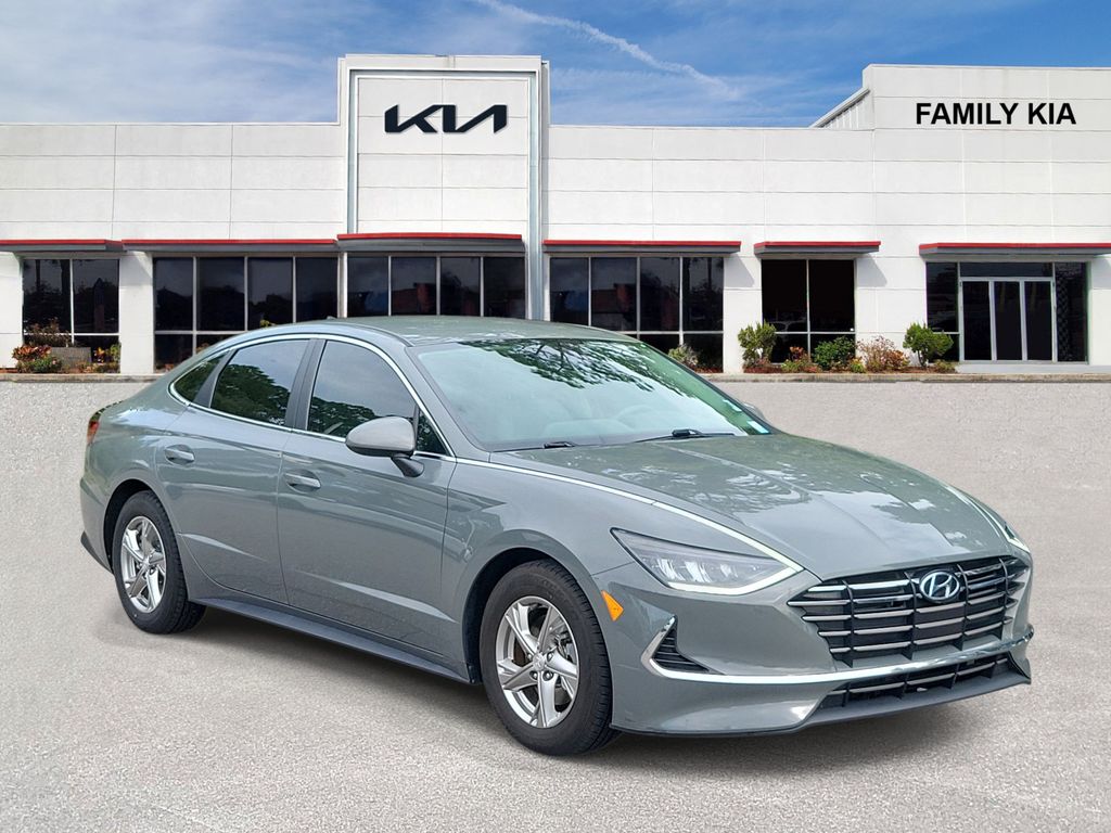 Hampton Gray 2022 Hyundai Sonata Sedan Front-Wheel Drive 8-Speed Automatic