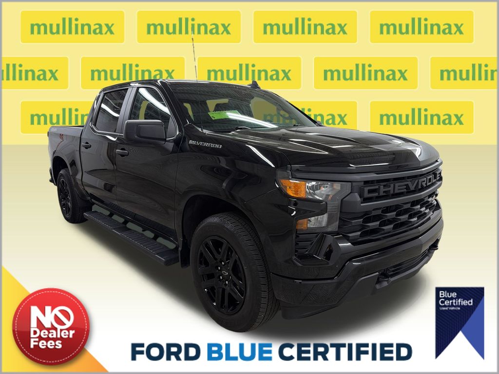 Black 2024 Chevrolet Silverado 1500 Pickup Truck Four-Wheel Drive 8-Speed Automatic