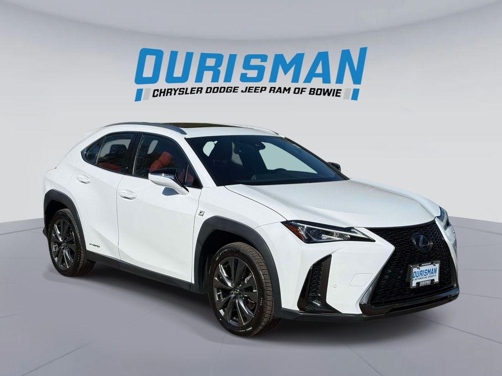 Ultra White 2021 Lexus UX Hybrid 250h F Sport AWD SUV / Crossover All-Wheel Drive Continuously Variable Transmission