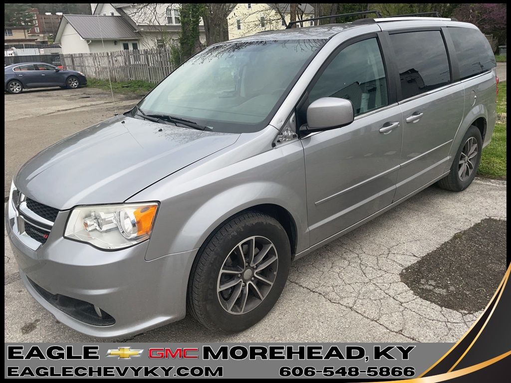 Billet Silver Metallic Clearcoat 2017 Dodge Grand Caravan SXT FWD Minivan Front-Wheel Drive 6-Speed Automatic