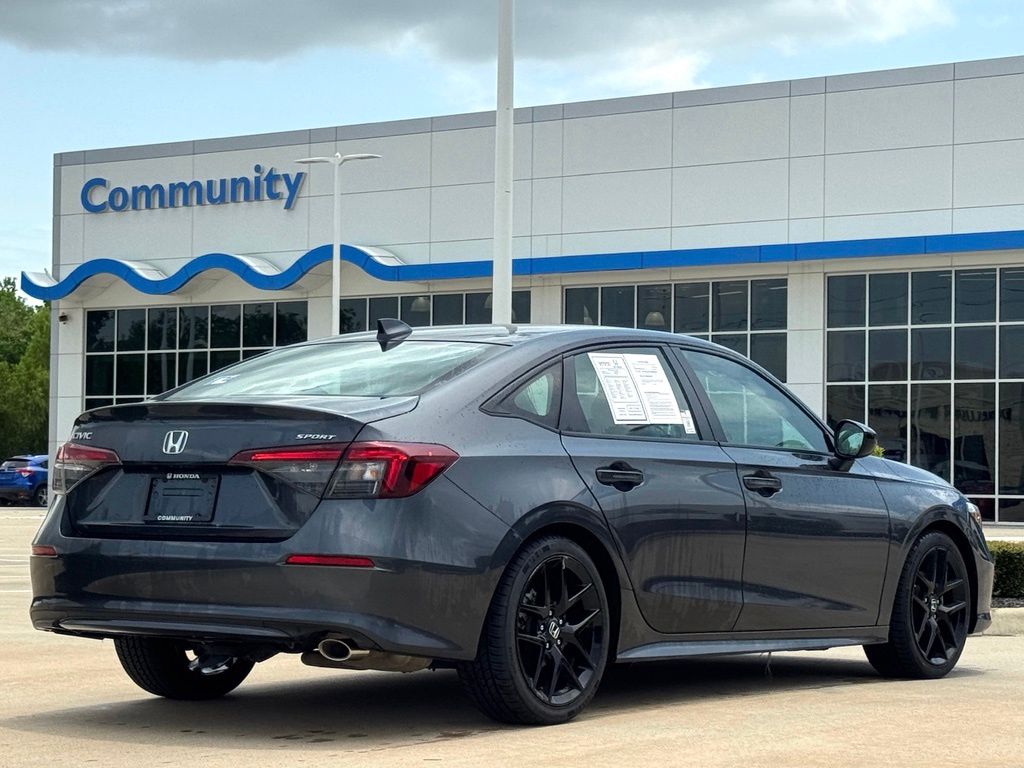 2025 Honda Civic Sport Black at Parkway Family Mazda