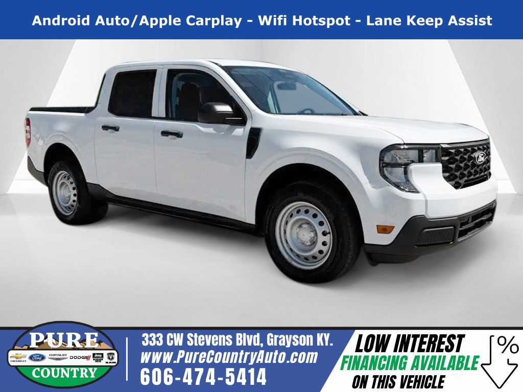 Oxford White 2026 Ford Maverick XL SuperCrew AWD Pickup Truck All-Wheel Drive Continuously Variable Transmission