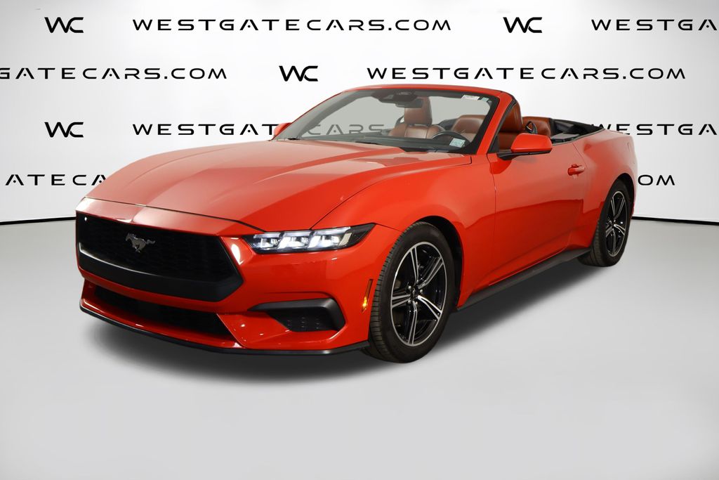 Race Red 2024 Ford Mustang Convertible Rear-Wheel Drive Automatic