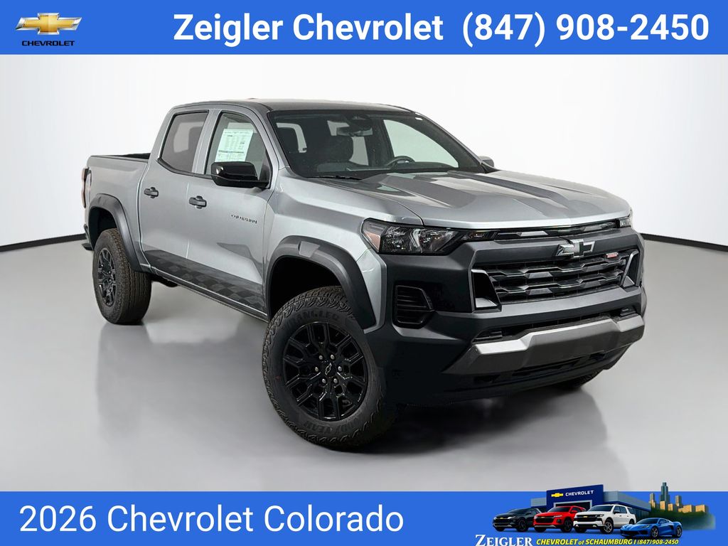 Sterling Gray Metallic 2026 Chevrolet Colorado Pickup Truck Four-Wheel Drive 8-Speed Automatic