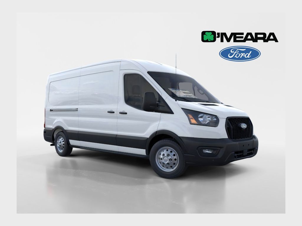 Oxford White 2026 Ford Transit Cargo 250 Medium Roof LB AWD Van All-Wheel Drive