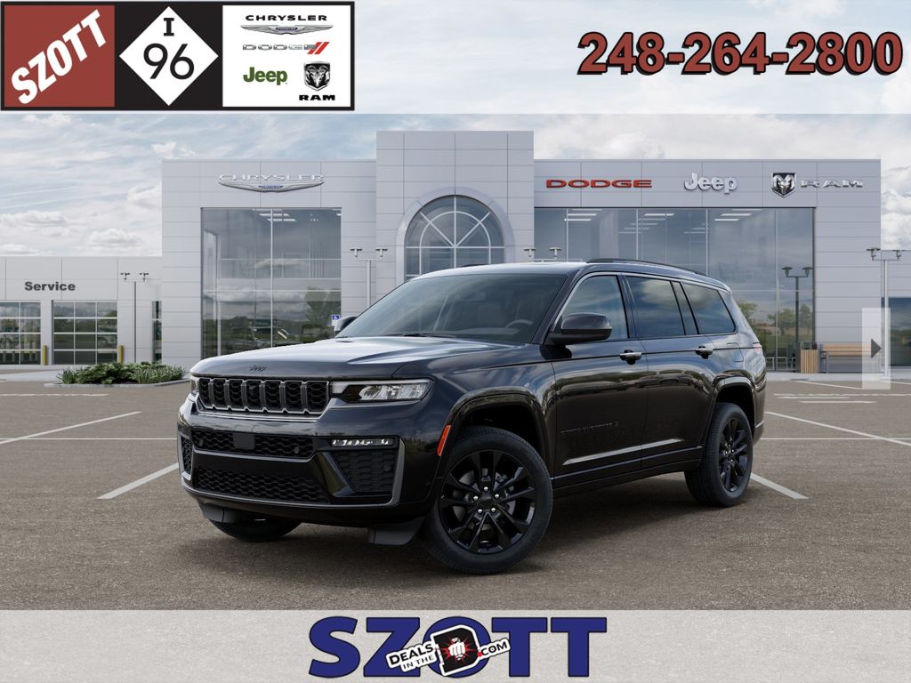 Diamond Black Crystal Pearlcoat 2026 Jeep Grand Cherokee L Limited 4WD SUV / Crossover Four-Wheel Drive 8-Speed Automatic