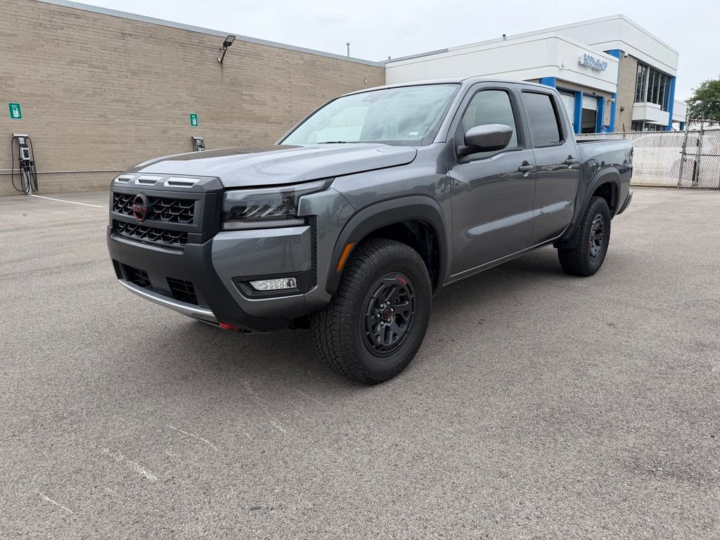 Gray (Gun Metallic) 2026 Nissan Frontier Pickup Truck Four-Wheel Drive 9-Speed Automatic Overdrive