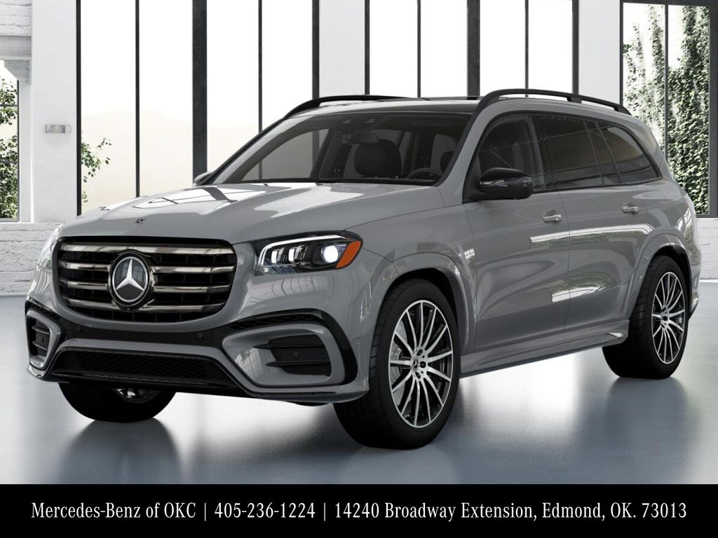 Gray (MANUFAKTUR Alpine Grey) 2026 Mercedes-Benz GLS 450 4MATIC SUV / Crossover All-Wheel Drive 9-Speed Automatic