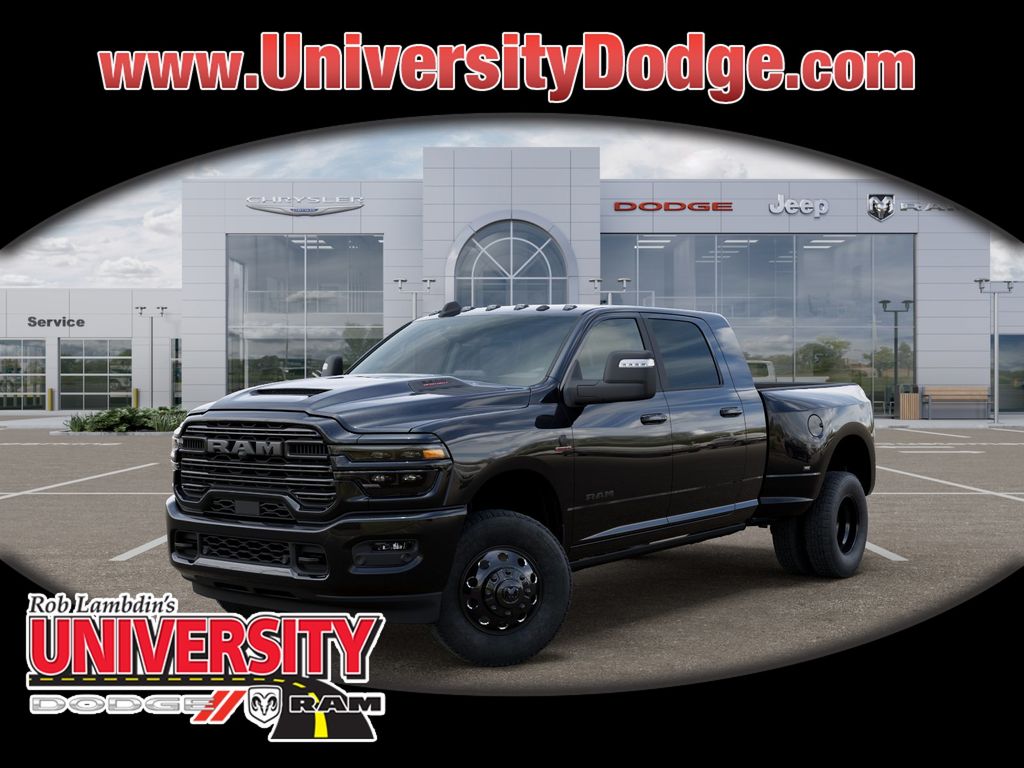 Diamond Black Crystal Pearlcoat 2026 RAM 3500 Pickup Truck Four-Wheel Drive 8-Speed Automatic