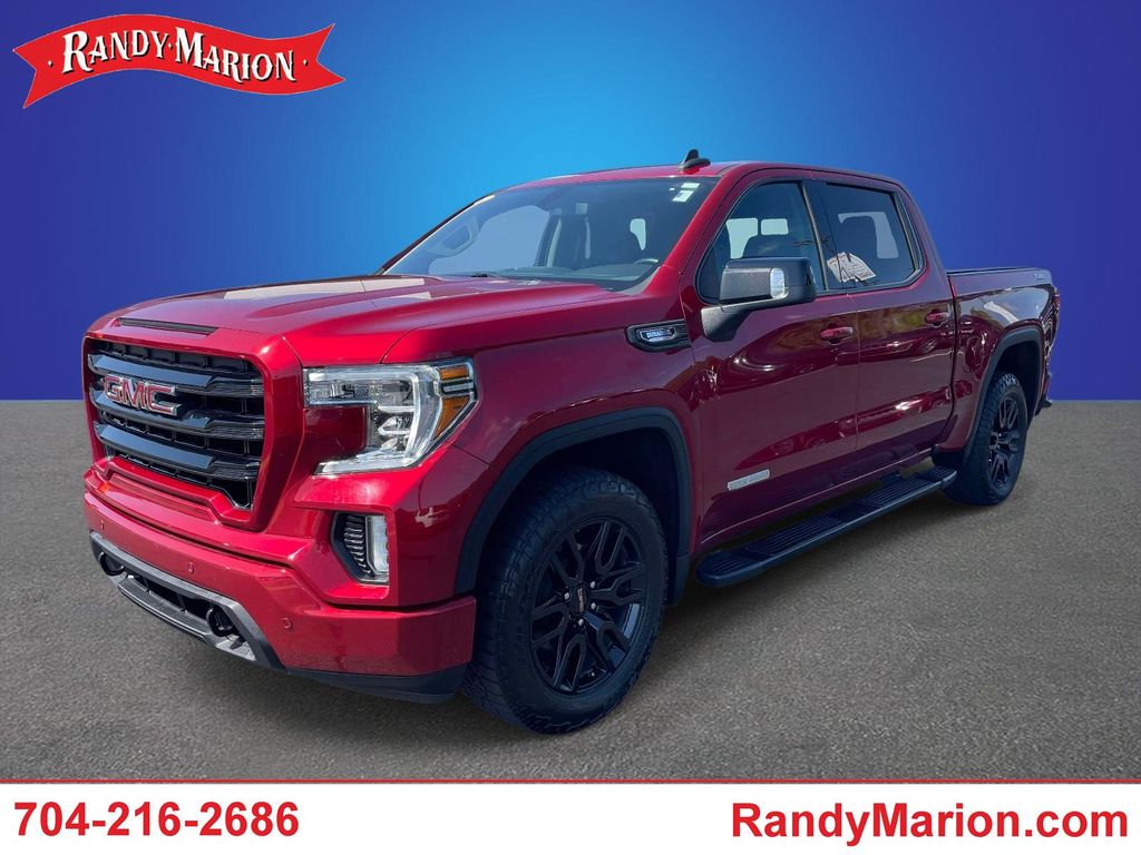 Cayenne Red 2021 GMC Sierra 1500 Pickup Truck Four-Wheel Drive Automatic