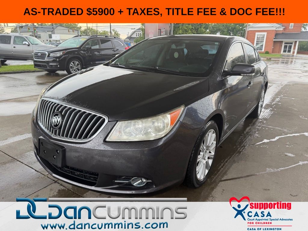 Storm Gray Metallic 2013 Buick LaCrosse Sedan Front-Wheel Drive 6-Speed Automatic