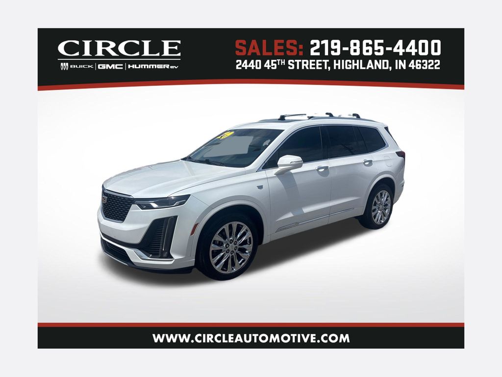 Crystal White Tricoat 2020 Cadillac XT6 SUV / Crossover Front-Wheel Drive 9-Speed Automatic