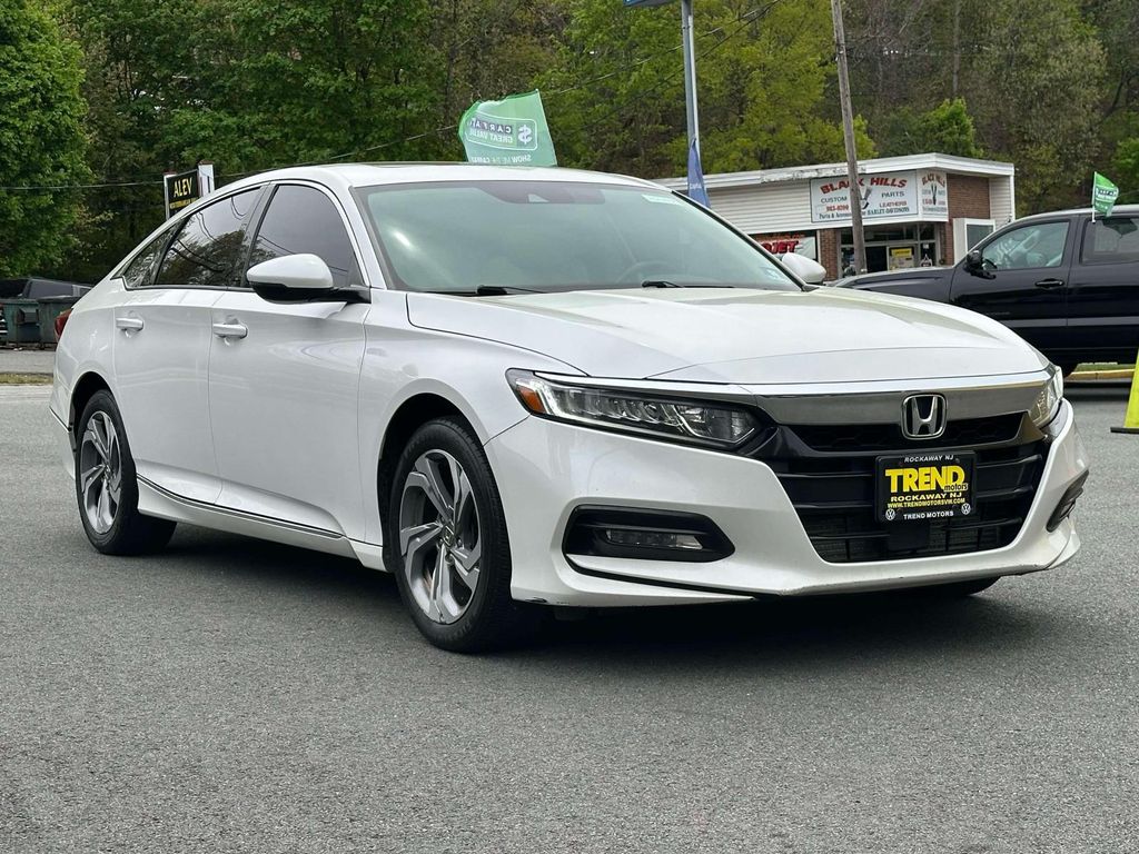 White 2020 Honda Accord 1.5T EX-L FWD Sedan Front-Wheel Drive Continuously Variable Transmission