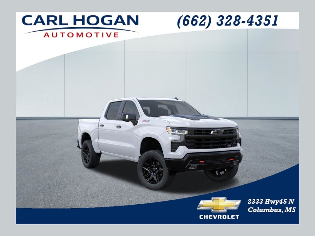 Summit White 2026 Chevrolet Silverado 1500 Pickup Truck Four-Wheel Drive Automatic