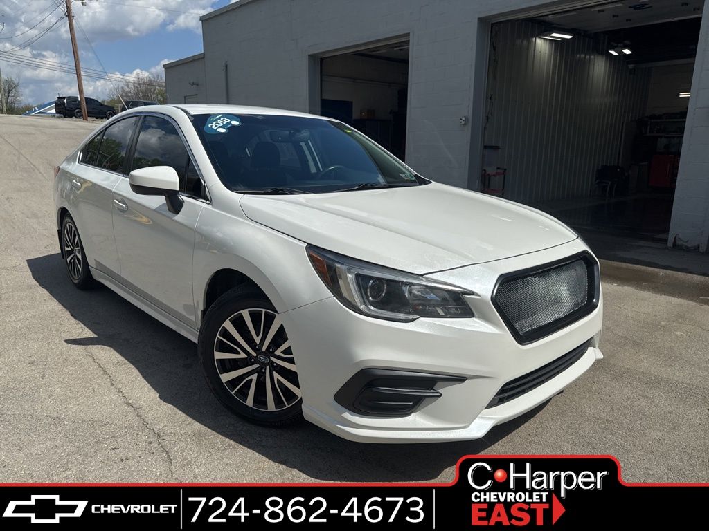 Crystal White Pearl 2018 Subaru Legacy 2.5i Premium AWD Sedan All-Wheel Drive Continuously Variable Transmission