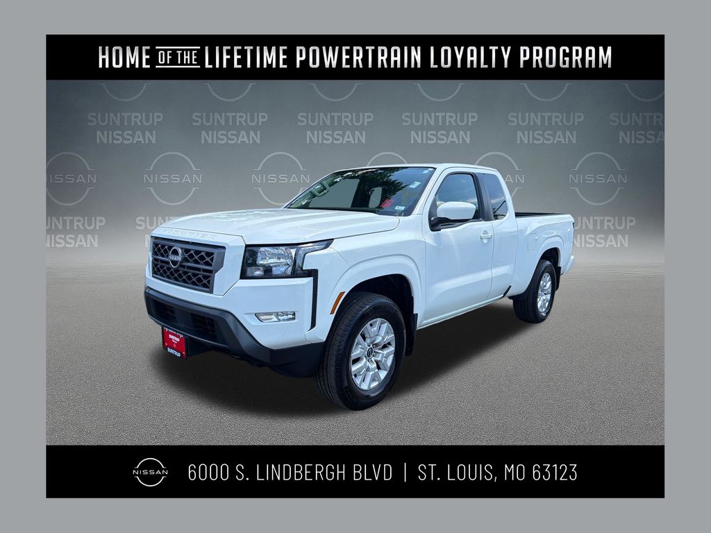 Glacier White 2024 Nissan Frontier Pickup Truck Four-Wheel Drive 9-Speed Automatic Overdrive