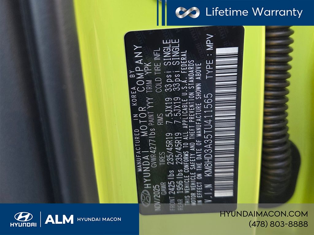New 2026 Yellow Hyundai SEL Premium FWD image 13