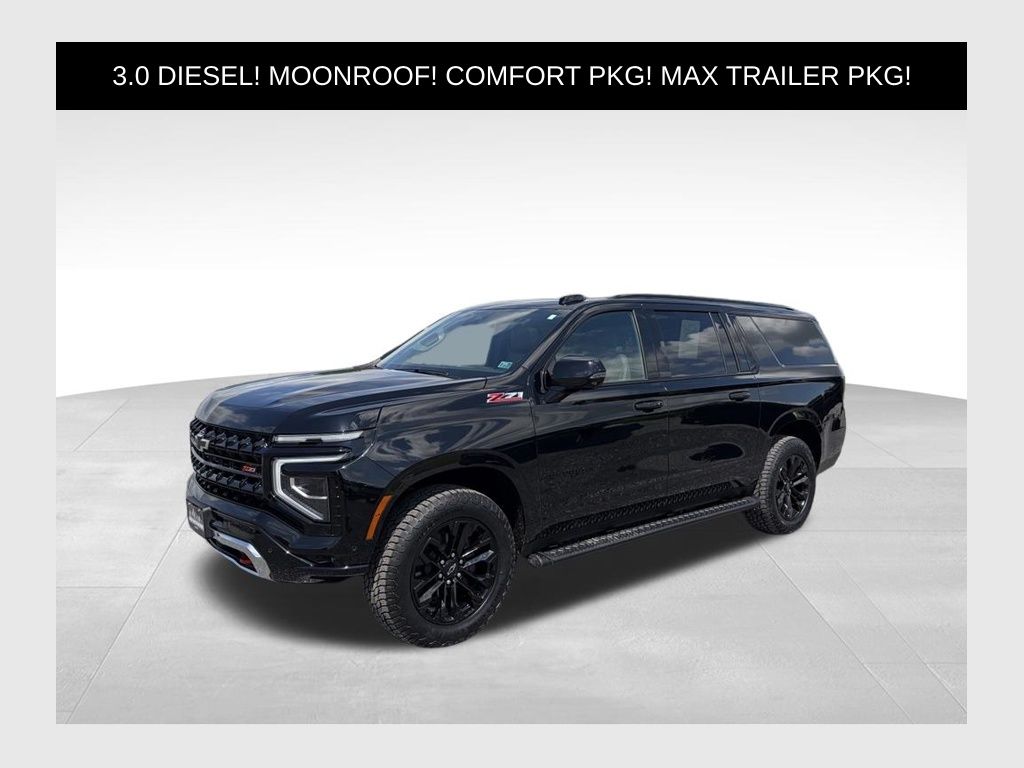 Black 2026 Chevrolet Suburban SUV / Crossover Four-Wheel Drive Automatic