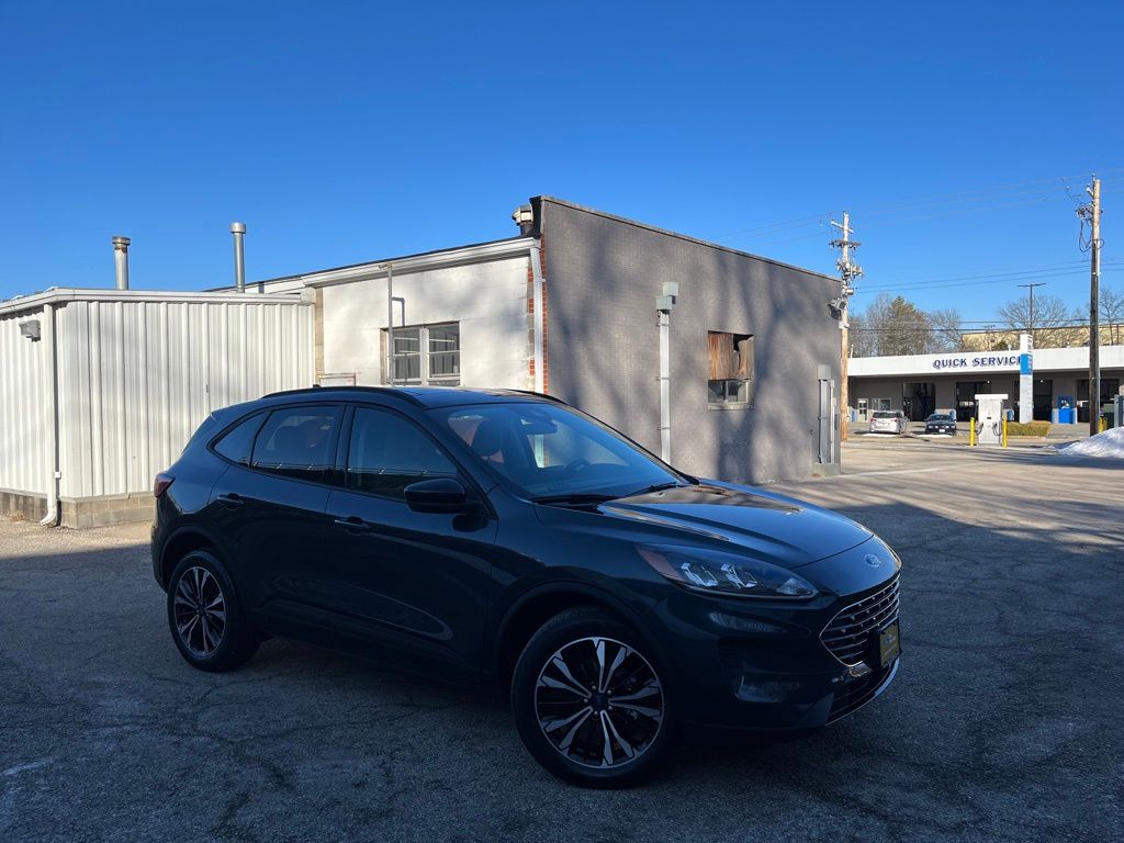Stone Blue Metallic 2022 Ford Escape SE AWD SUV / Crossover All-Wheel Drive 8-Speed Automatic
