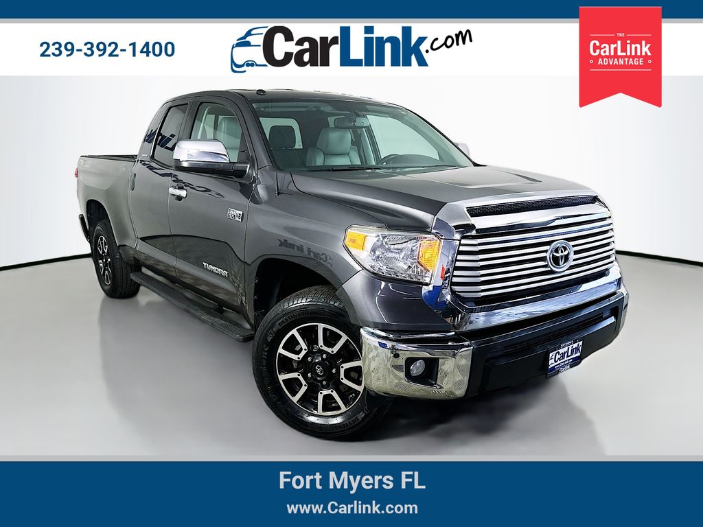 Silver Sky Metallic 2016 Toyota Tundra Pickup Truck Four-Wheel Drive 6-Speed Automatic Overdrive