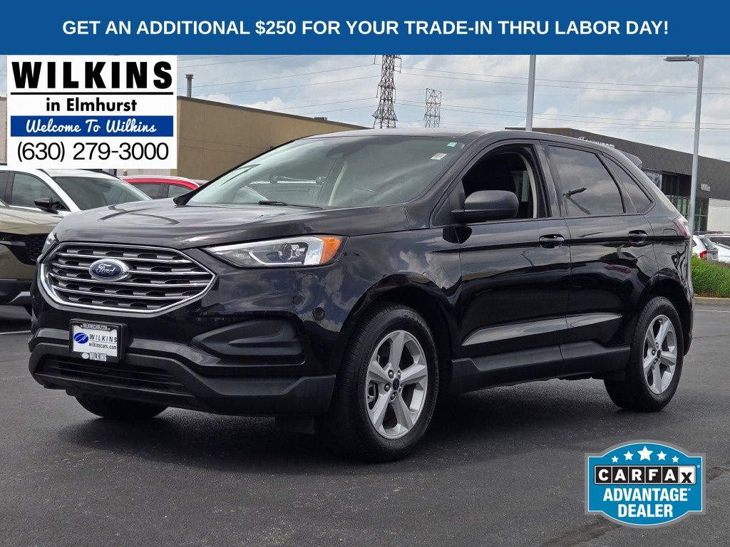 Black Metallic 2021 Ford Edge SUV / Crossover Front-Wheel Drive 8-Speed Automatic