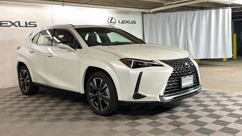 White Pearl 2025 Lexus UX Hybrid SUV / Crossover All-Wheel Drive Continuously Variable Transmission