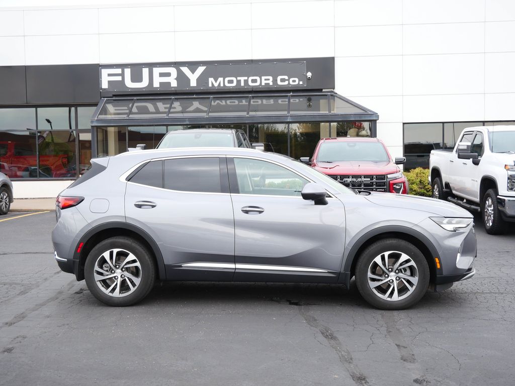 Satin Steel Gray Metallic 2021 Buick Envision SUV / Crossover All-Wheel Drive 9-Speed Automatic