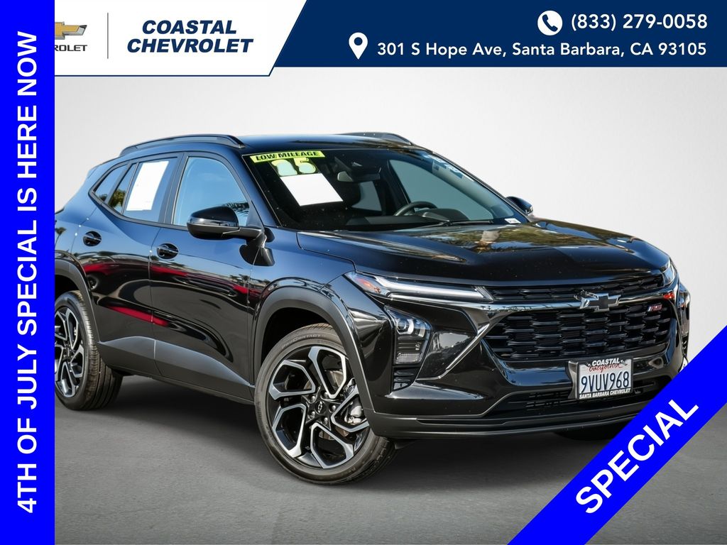 Mosaic Black Metallic 2025 Chevrolet Trax SUV / Crossover Front-Wheel Drive 6-Speed Automatic