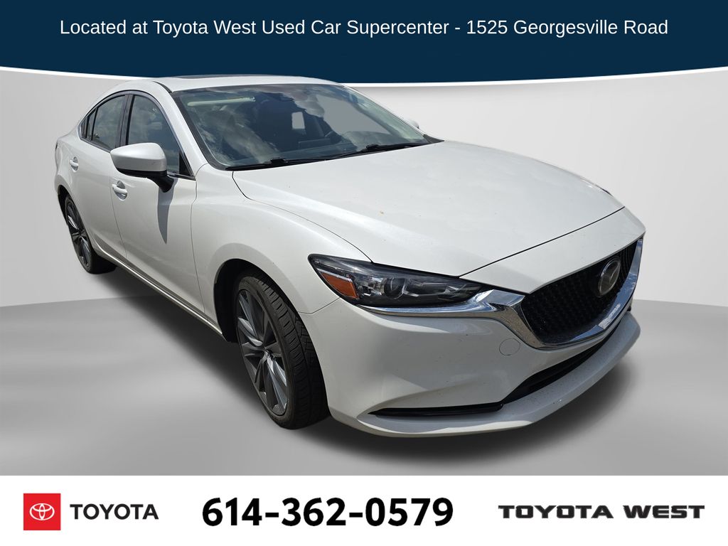 Snowflake White Pearl Mica 2019 Mazda MAZDA6 Sedan Front-Wheel Drive 6-Speed Automatic