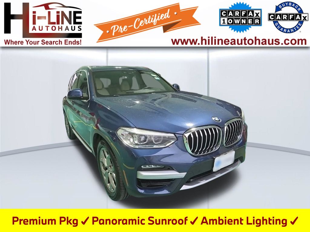 Phytonic Blue Metallic 2021 BMW X3 SUV / Crossover Rear-Wheel Drive 8-Speed Automatic