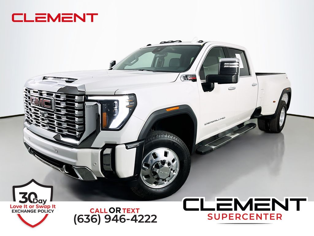 Summit White 2025 GMC Sierra 3500HD Pickup Truck Four-Wheel Drive Automatic