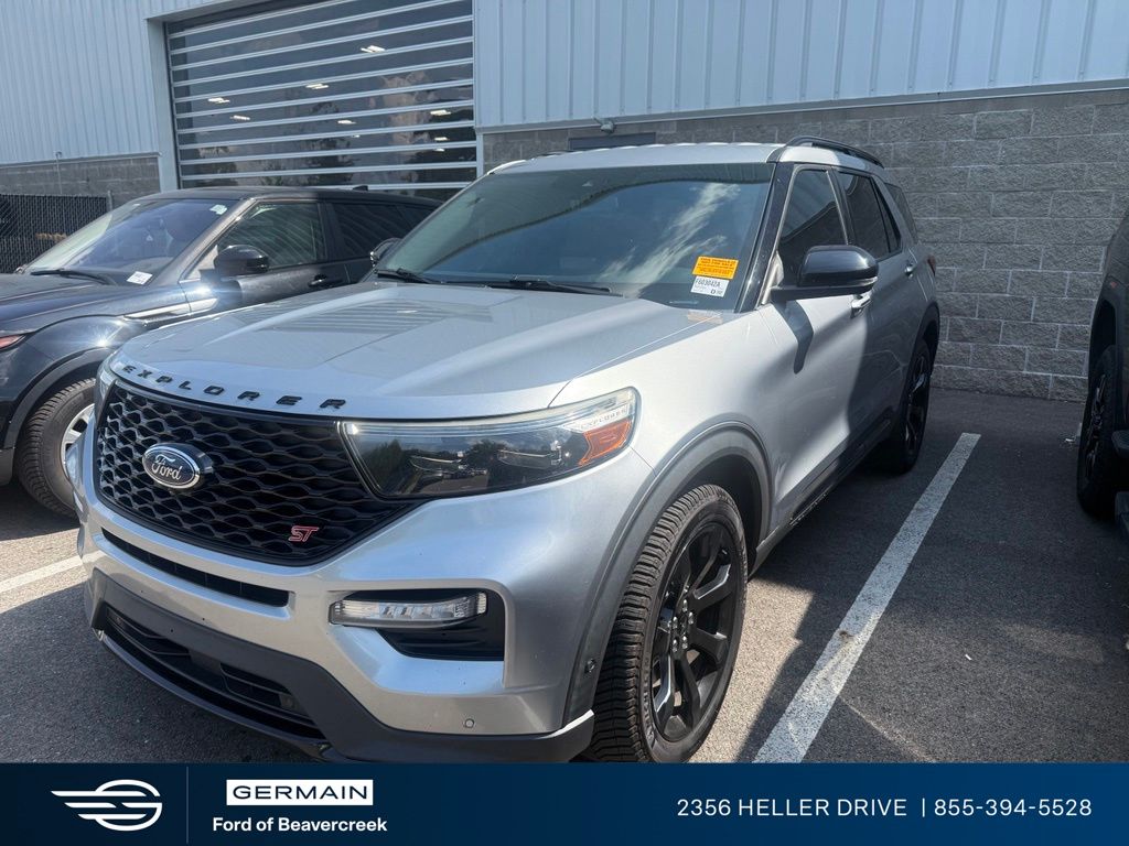 Silver Metallic 2020 Ford Explorer SUV / Crossover All-Wheel Drive Automatic