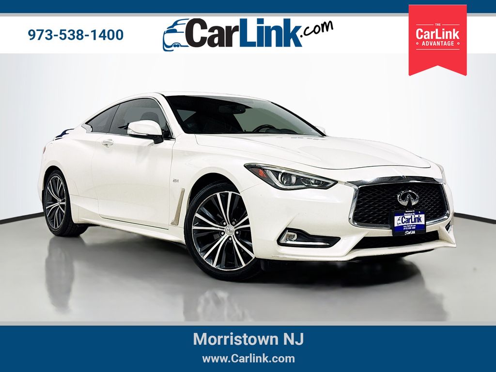 Majestic White 2017 INFINITI Q60 2.0t Premium Coupe AWD Coupe All-Wheel Drive 7-Speed Automatic