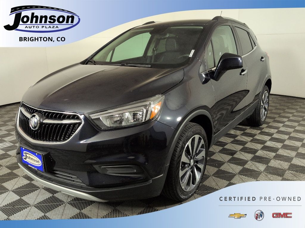 Dark Moon Blue Metallic 2022 Buick Encore Preferred AWD SUV / Crossover All-Wheel Drive 6-Speed Automatic Overdrive