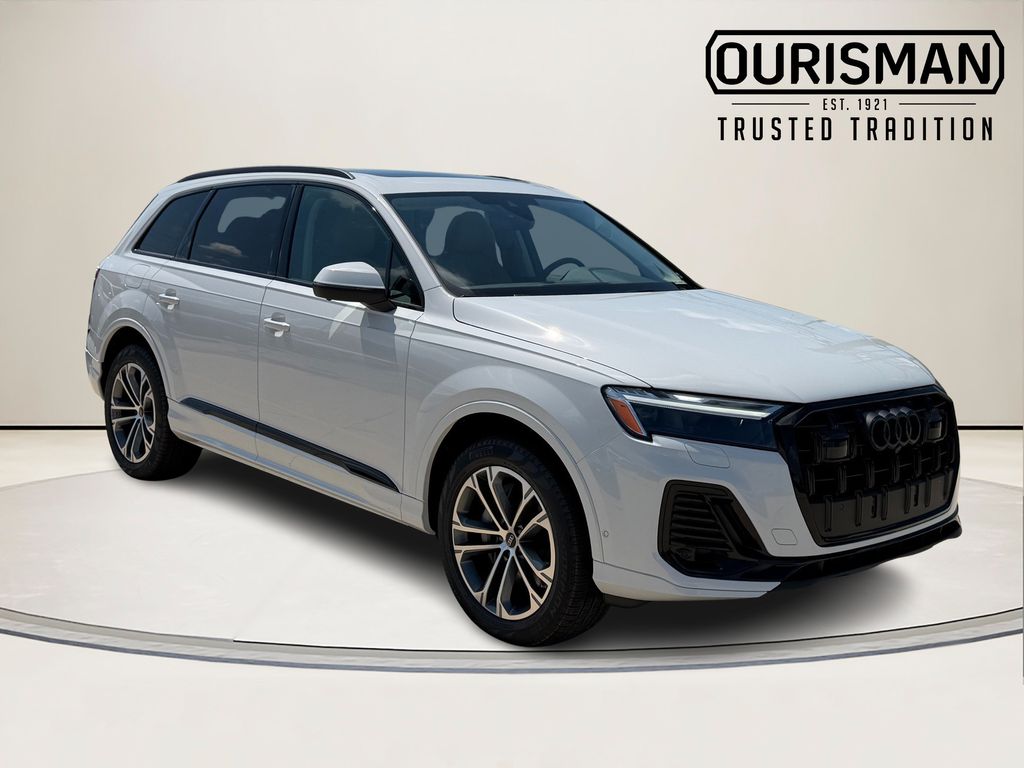 Glacier White Metallic 2026 Audi Q7 SUV / Crossover All-Wheel Drive 8-Speed Automatic