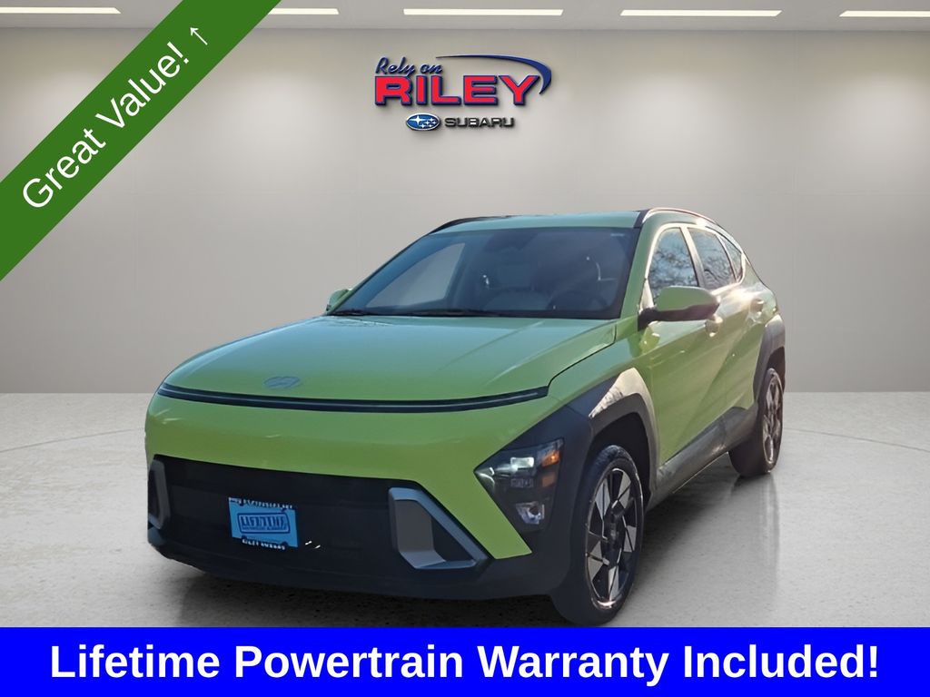 Neoteric Yellow 2024 Hyundai Kona SUV / Crossover All-Wheel Drive Continuously Variable Transmission
