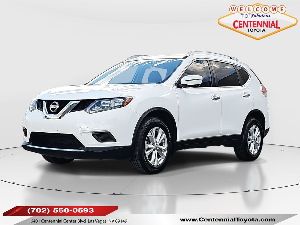 Glacier White 2016 Nissan Rogue SUV / Crossover Front-Wheel Drive Continuously Variable Transmission