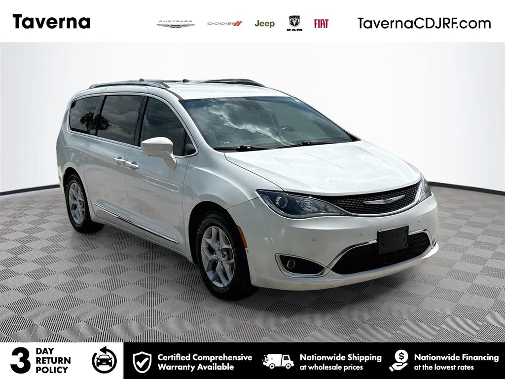 Bright White Clearcoat 2019 Chrysler Pacifica Minivan Front-Wheel Drive 9-Speed Automatic
