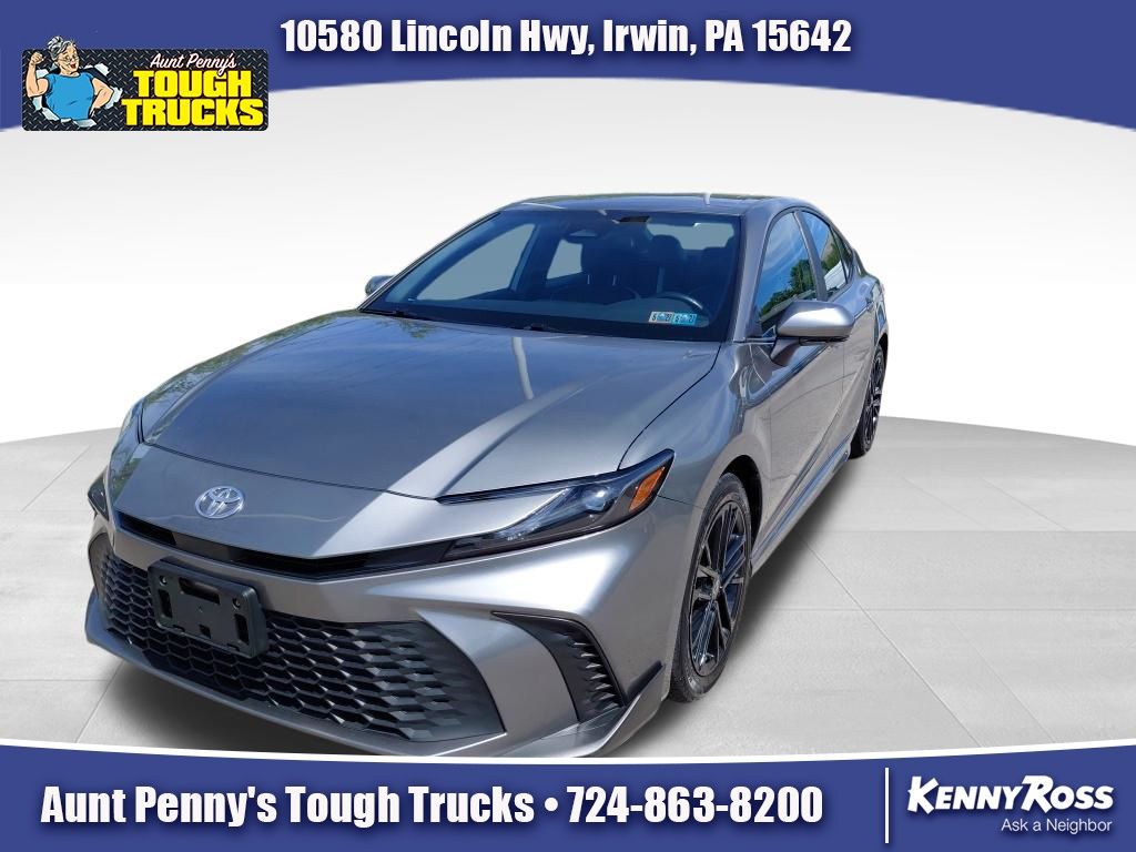 Celestial Silver Metallic 2025 Toyota Camry Sedan Front-Wheel Drive Continuously Variable Transmission