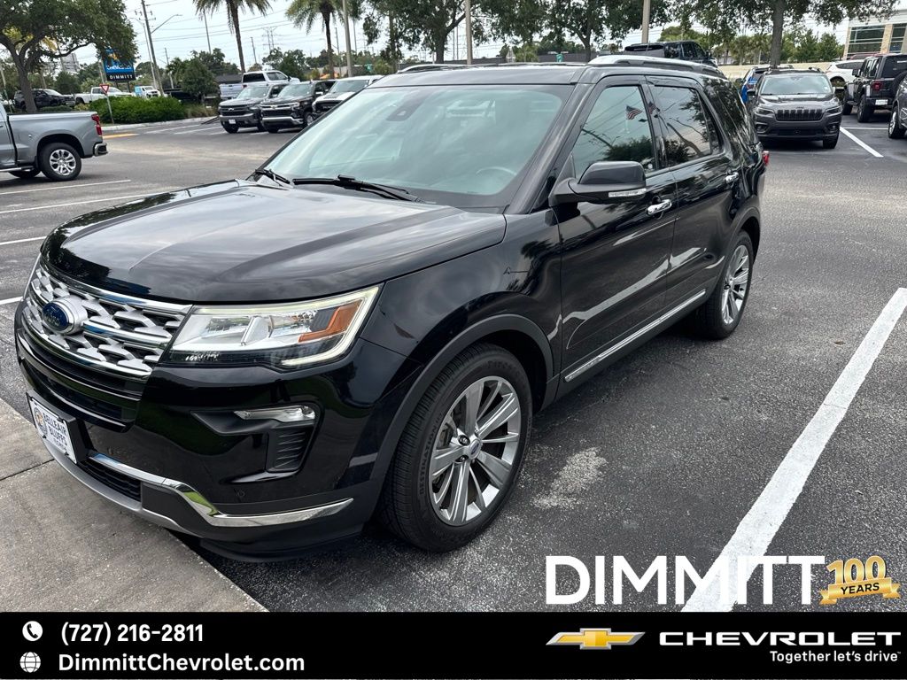 Shadow Black 2018 Ford Explorer SUV / Crossover Front-Wheel Drive 6-Speed Automatic