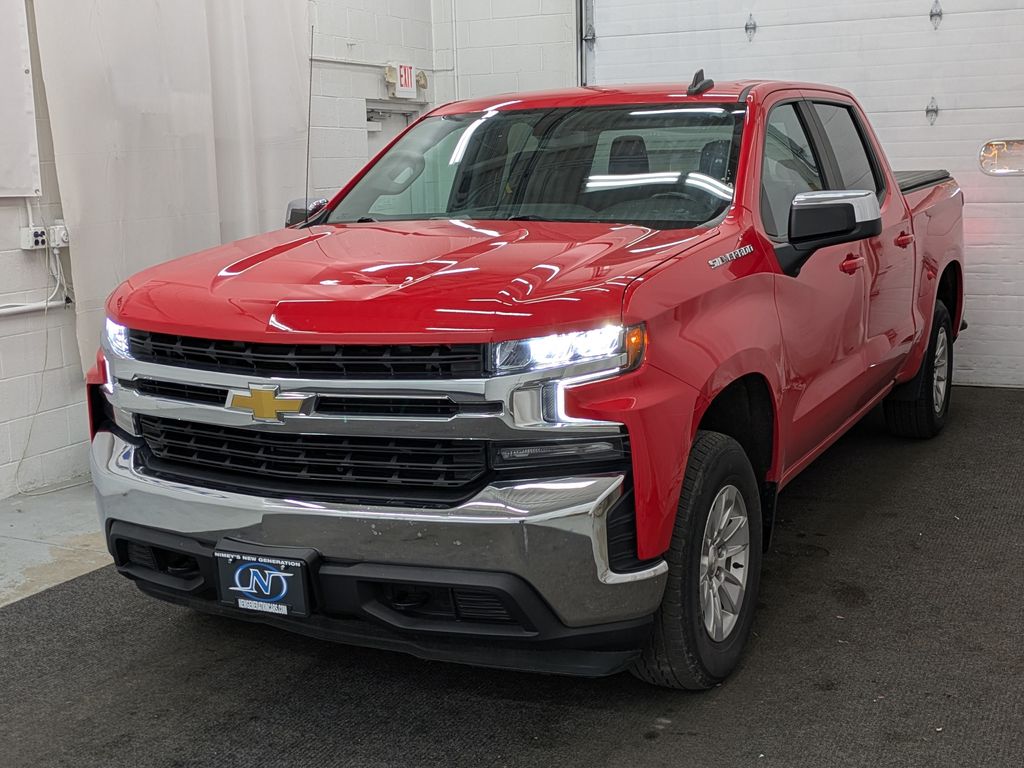 Red Hot 2020 Chevrolet Silverado 1500 LT Crew Cab 4WD Pickup Truck Four-Wheel Drive 8-Speed Automatic