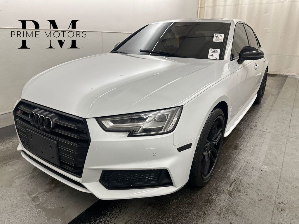 White 2018 Audi S4 Sedan All-Wheel Drive 8-Speed Automatic